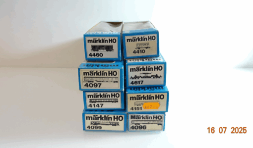 Märklin H0 Leerverpackung 8 Stück siehe Foto CK9676
