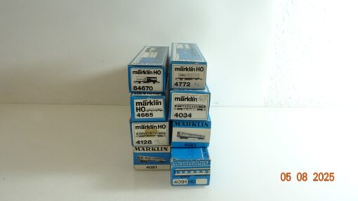 Märklin H0 Leerverpackung 8 Stück siehe Foto PK332