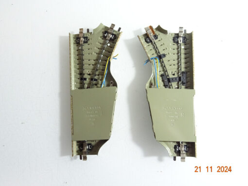 Märklin H0 M-Gleise 5118 5119 Elektro. Weichenpaar siehe Foto CK4261 o. – Bild 3
