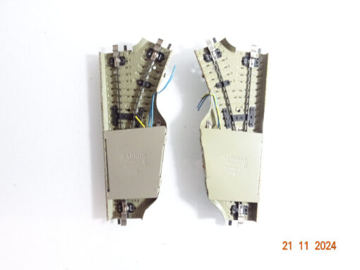 Märklin H0 M-Gleise 5118 5119 Elektro. Weichenpaar siehe Foto CK4262 o. – Bild 3