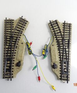 Märklin H0 M-Gleise 5118 5119 Elektro. Weichenpaar siehe Foto CK6100 o.