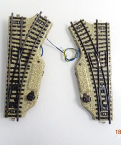 Märklin H0 M-Gleise 5118 5119 Elektro. Weichenpaar siehe Foto CK6101 o.