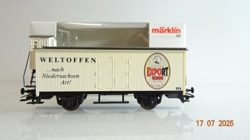 Märklin H0 SoMo Bierwagen Weltoffen Celler Export 2000 in OVP PR9036