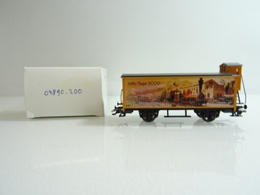 Märklin H0 gedeckter Güterwagen Info Tage 2000 in EVP PR 1319 – Bild 3
