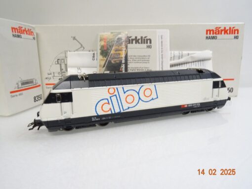 Märklin Hamo H0 8350 Schweiz E-Lok Re 4/4 460 016-9 Ciba der SBB in OVP LE8596