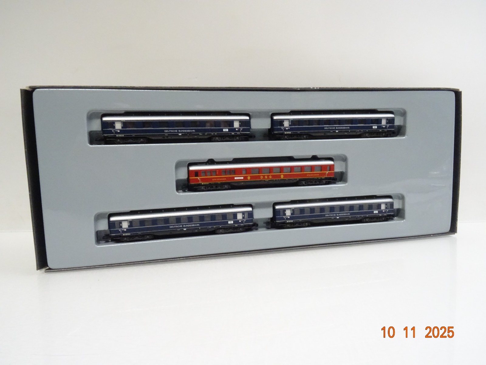 Märklin Mini-Club Z 87351 Personenwagen-Set 5tlg. der DB neuwertig in OVP JL4374 – Bild 3