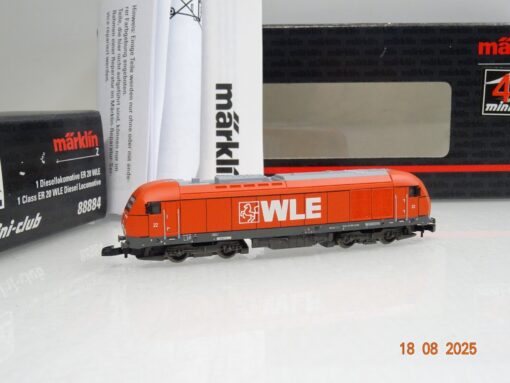 Märklin Mini-Club Z 88300 Diesellok ER 20 der WLE neuwertig in OVP JL2339