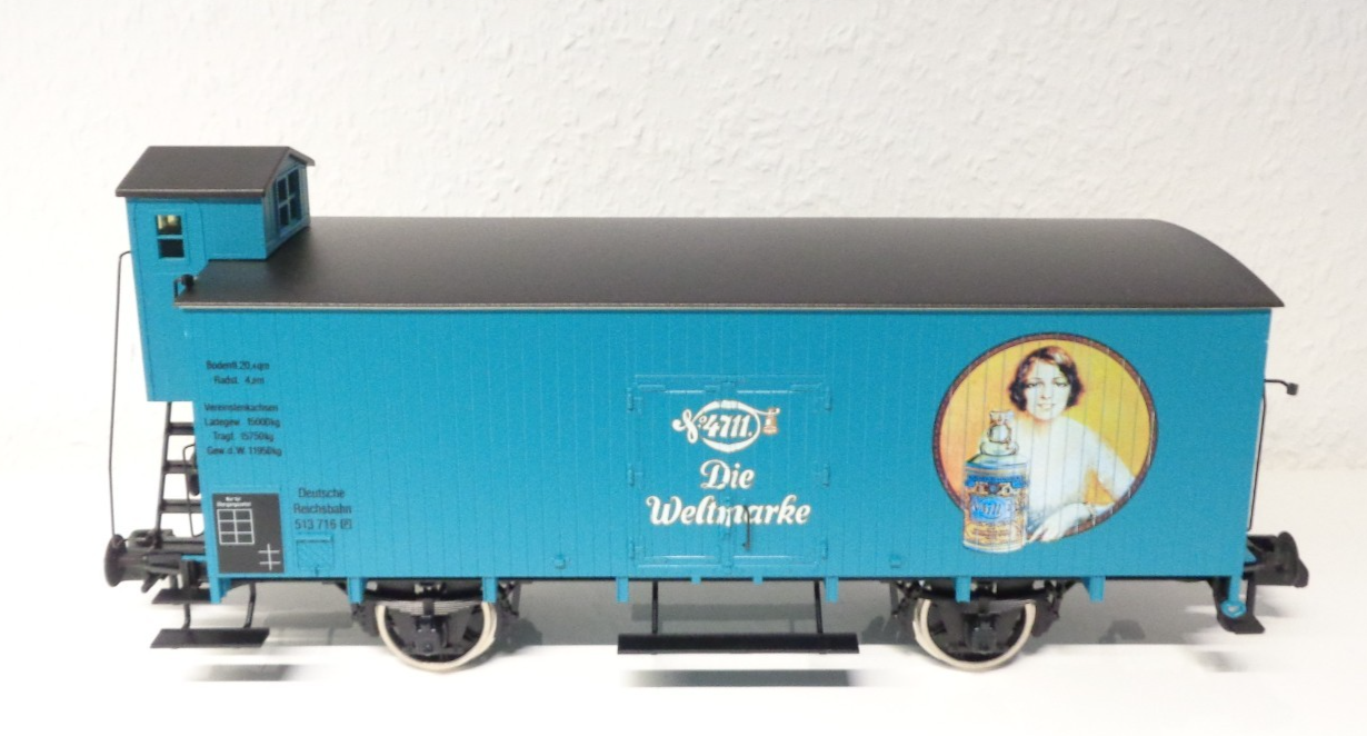 Märklin Spur 1 5430 Gedeckter Güterwagen Privatwagen "4711" in OVP PK3291 – Bild 3