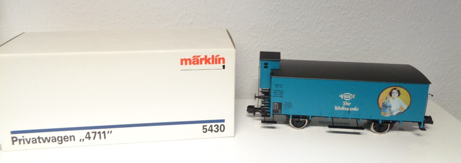 Märklin Spur 1 5430 Gedeckter Güterwagen Privatwagen "4711" in OVP PK3291