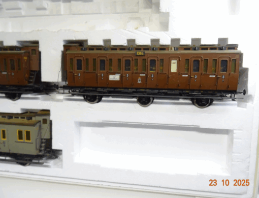 Märklin Spur 1 5502 Wagen-Set 3tlg. der K.P.E.V. in OVP JL3818 – Bild 4