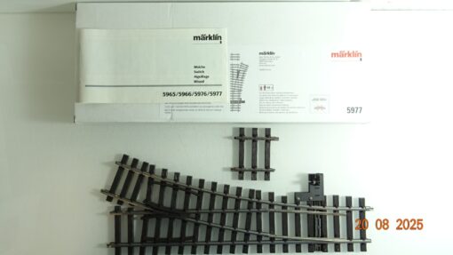 Märklin Spur 1 5977 Handweiche rechts siehe Foto in OVP PK701