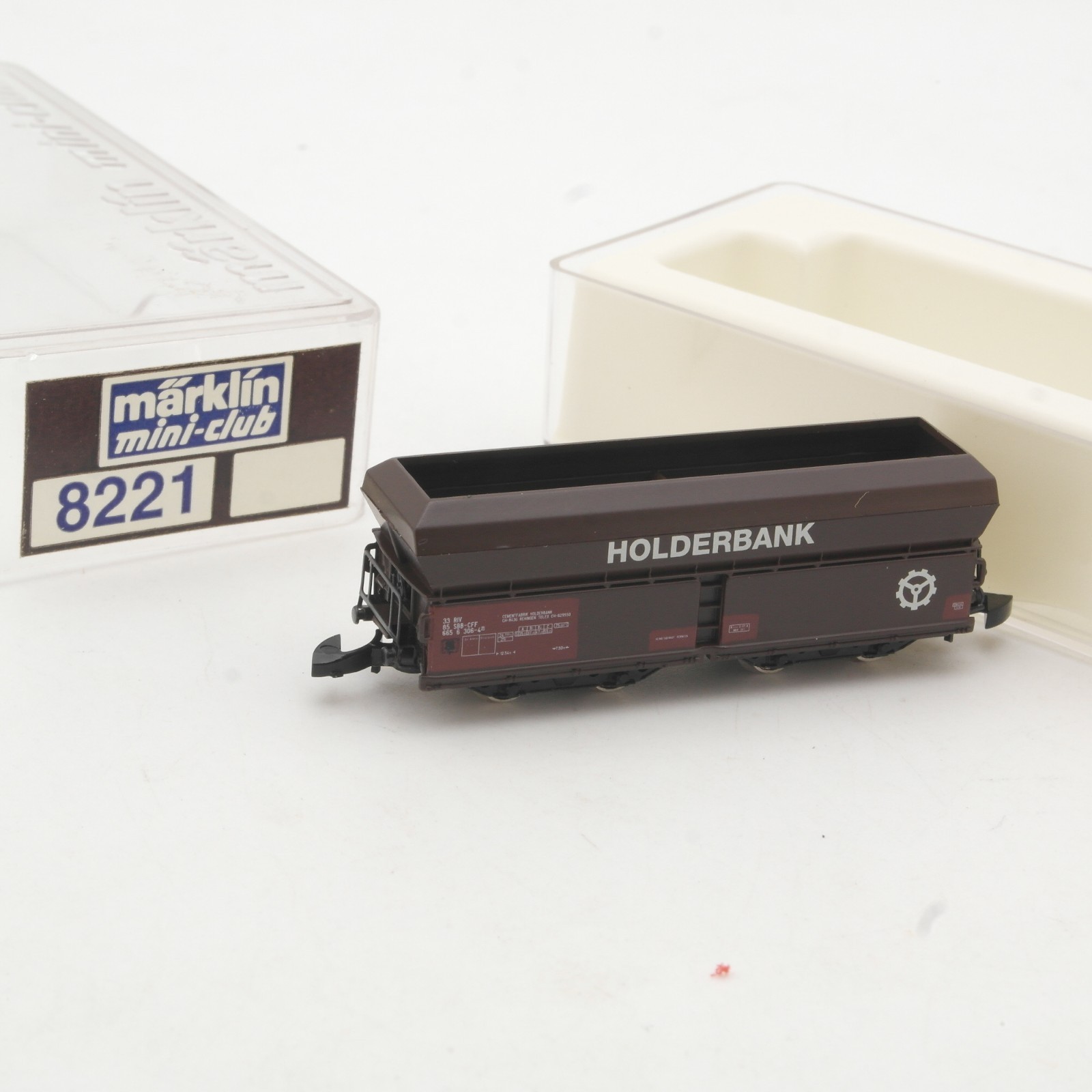 Märklin mini-club Z 8221 Selbstentladewagen Holderbank der SBB in OVP RR5465