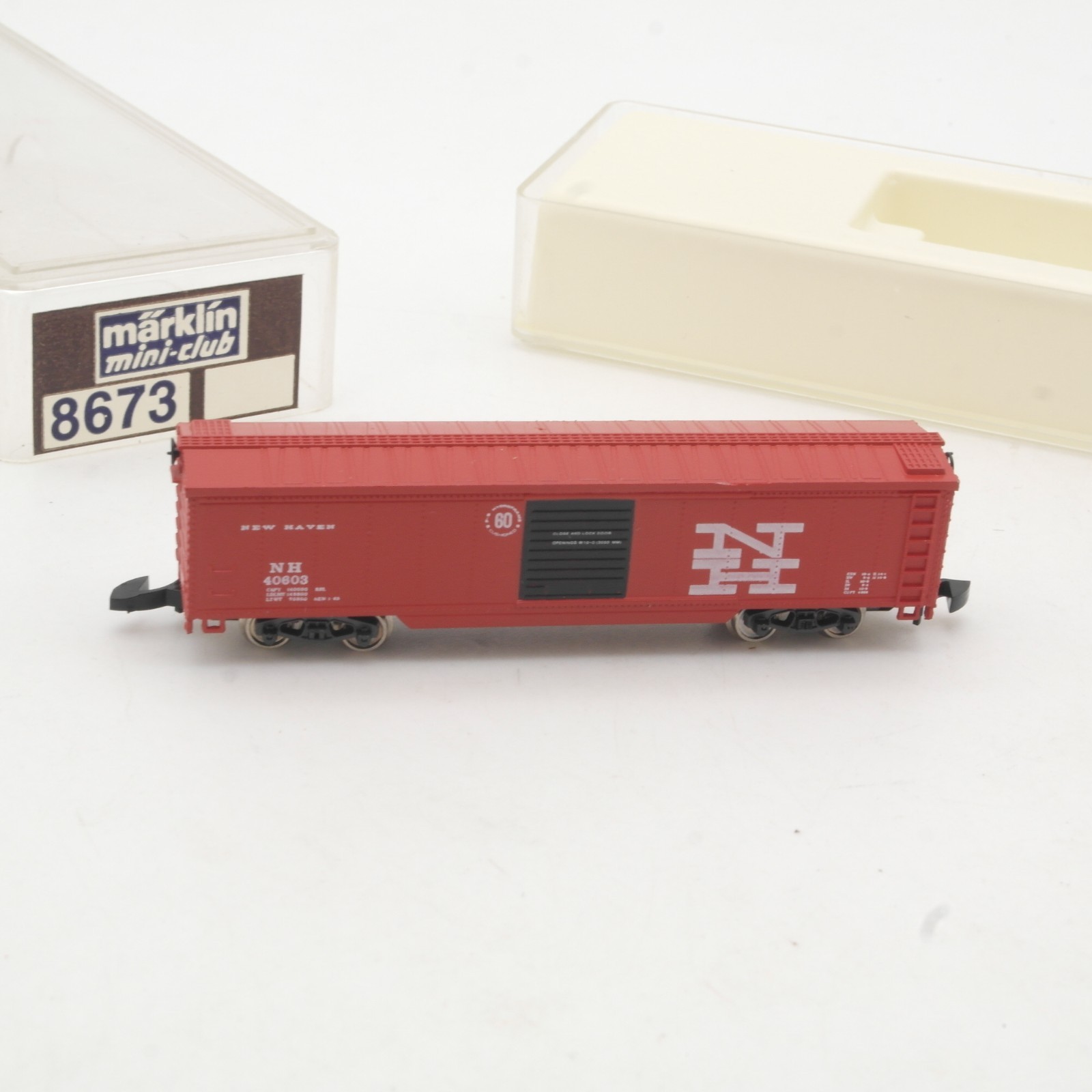 Märklin mini-club Z 8673 New Haven Line Long Güterwagen in OVP RR5452 – Bild 3