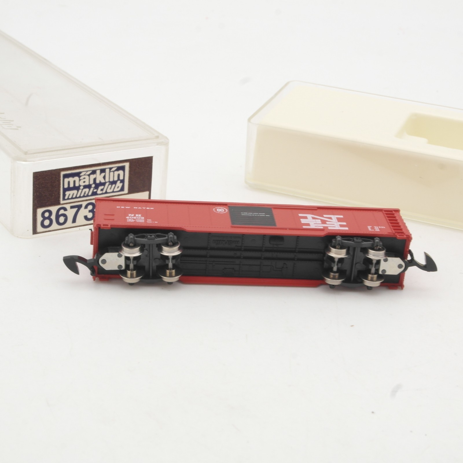 Märklin mini-club Z 8673 New Haven Line Long Güterwagen in OVP RR5452 – Bild 4