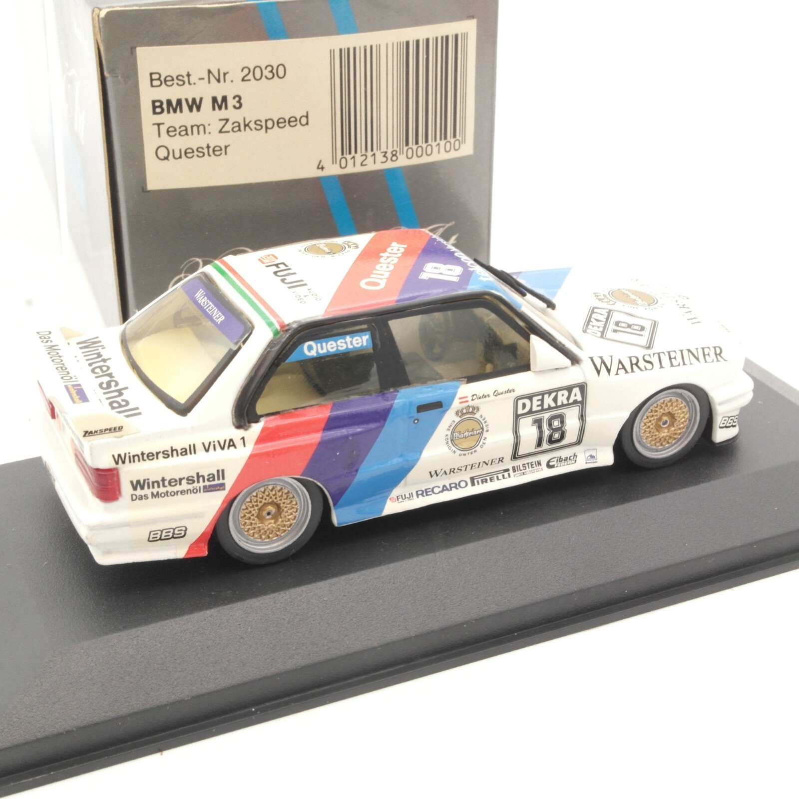 Minichamps 1:43 2030 BMW M 3 Quester #18 Zackspeed in OVP RA9621 – Bild 3