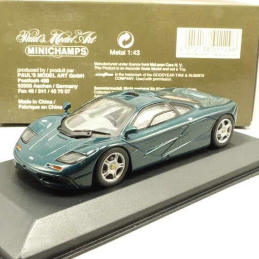 Minichamps 1:43 530133430 McLaren F1 Roadcar metallic in OVP EX4361