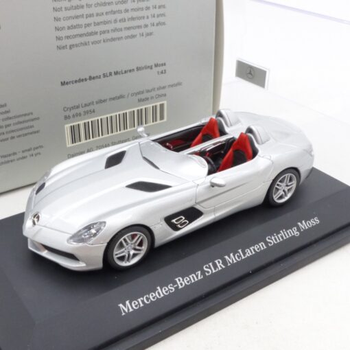 Minichamps 1:43 Werbemodell B66963954 MB SLR McLaren metallic in OVP EX7721