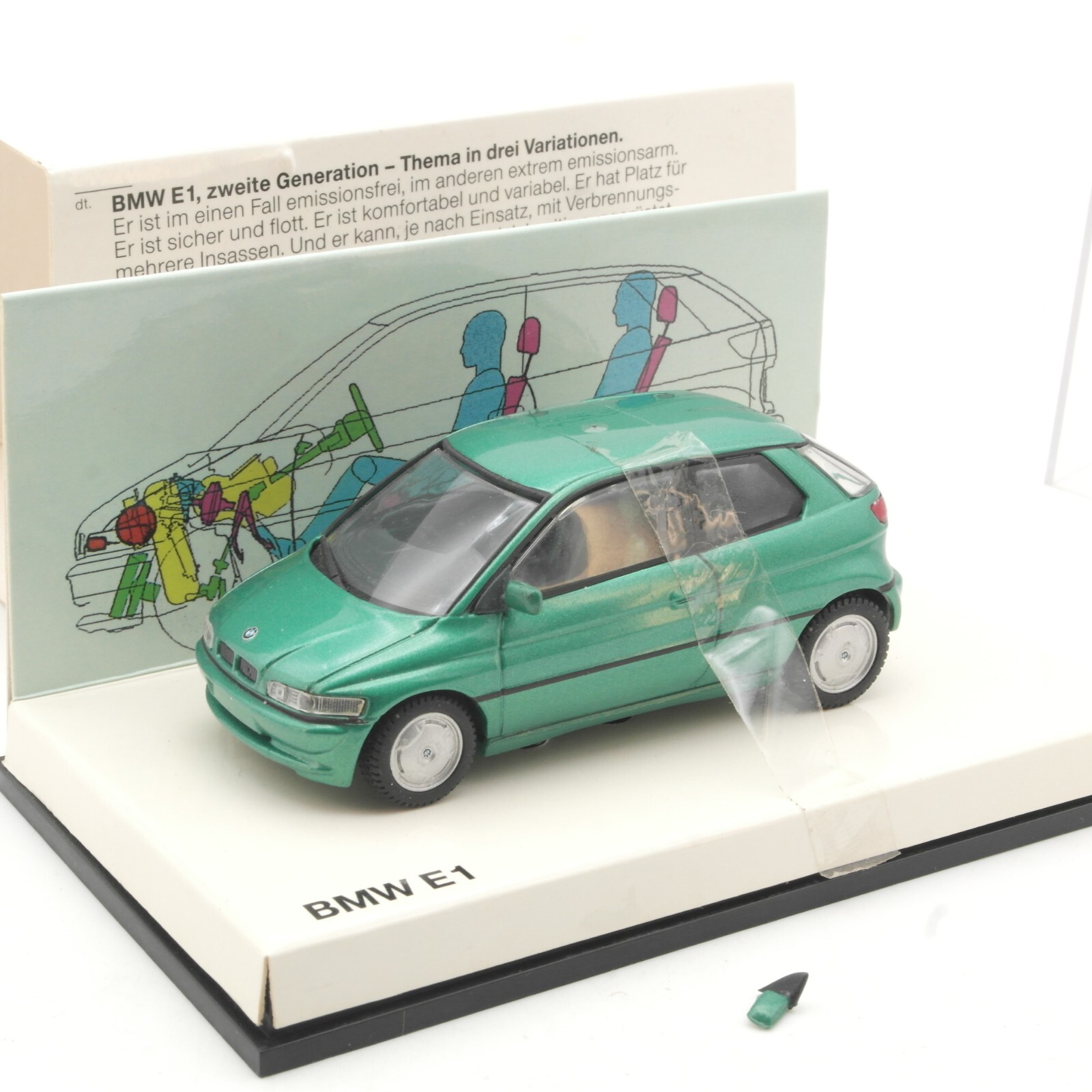 Minichamps 1:43 Werbemodell BMW E1, siehe Foto in OVP QR7375