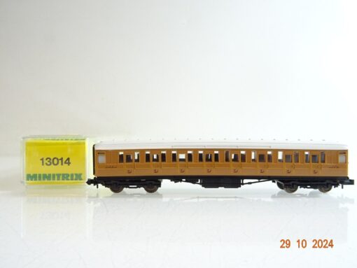 Minitrix N 13014 Teak-Personenwagen 3.Kl. LNER der BR in OVP PR3610