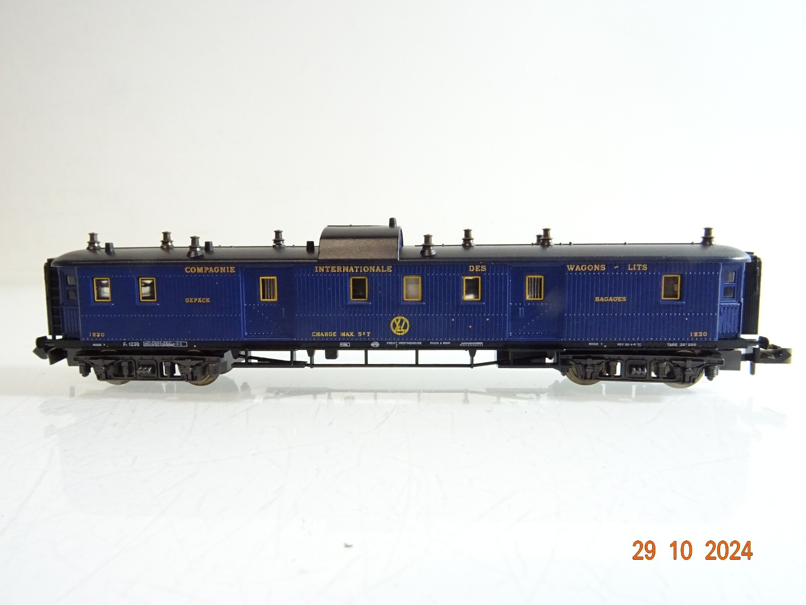 Minitrix N 13177 Gepäckwagen Orientexpress in OVP PR3620