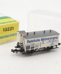 Minitrix N 13221 Kühlwagen Bayerische Milchversorgung in OVP RR2986