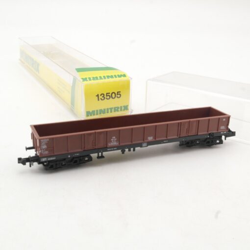 Minitrix N 13505 Hochbordwagen der DB in OVP QR7883