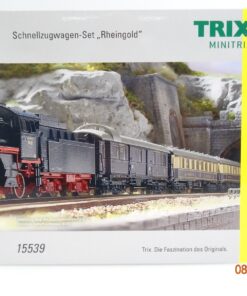 Minitrix N 15539 Schnellzugwagen-Set 6tlg. Rheingold DRG neuwertig in OVP JL565