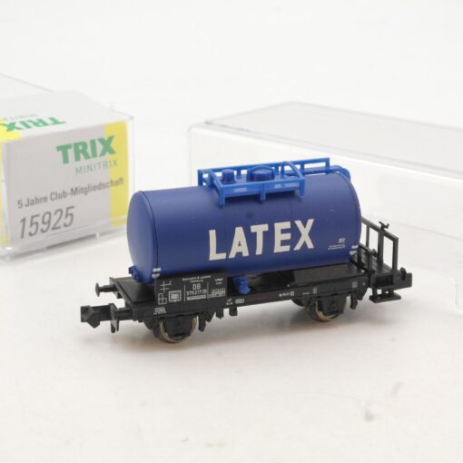 Minitrix N 15925 Kesselwagen LATEX der DB in OVP QR3205 – Bild 3