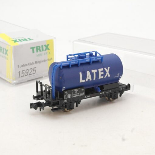 Minitrix N 15925 Kesselwagen LATEX der DB in OVP QR3205