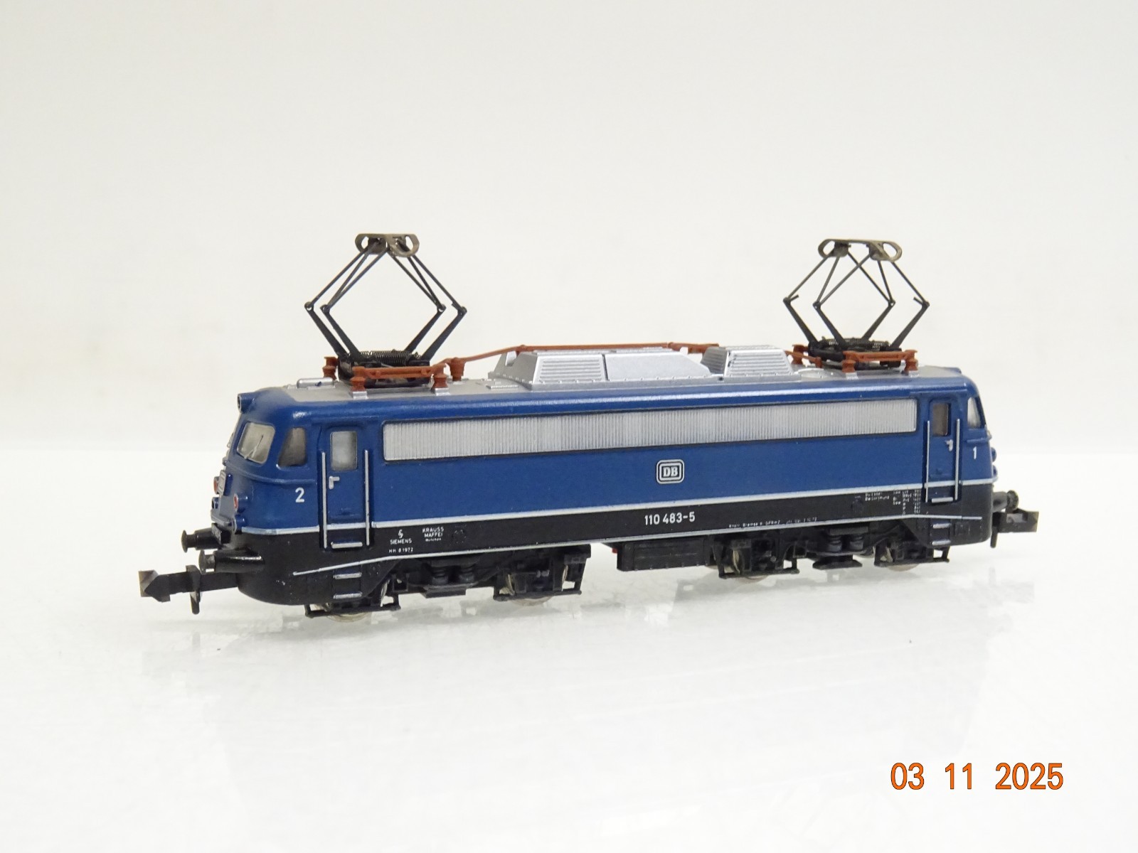 Minitrix N 2054 E-Lok BR 110 483-5 der DB in OVP JL4090 – Bild 3