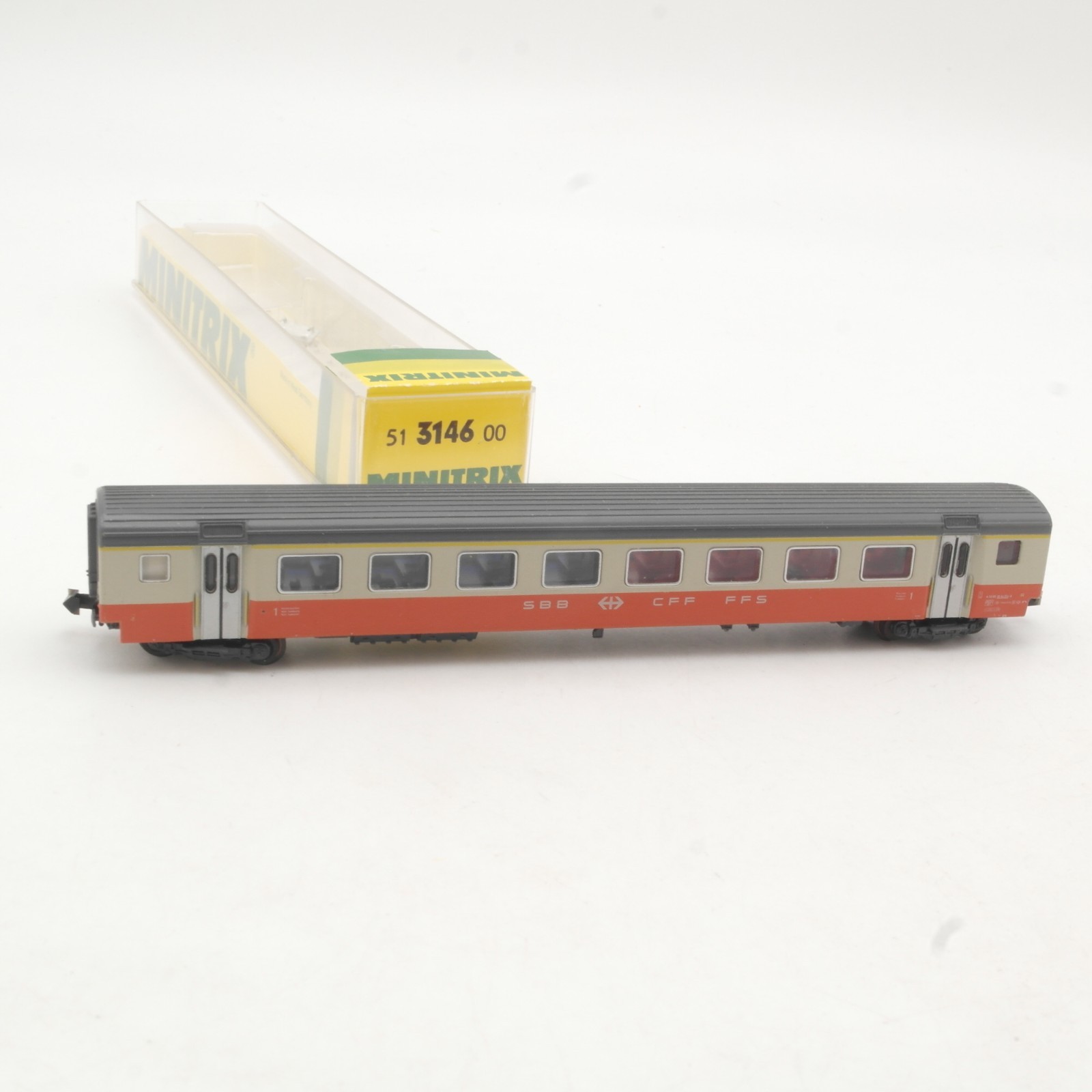 Minitrix N 51 3146 00 Swiss Express Wagen 1. Klasse der SBB in OVP RR5712 – Bild 3