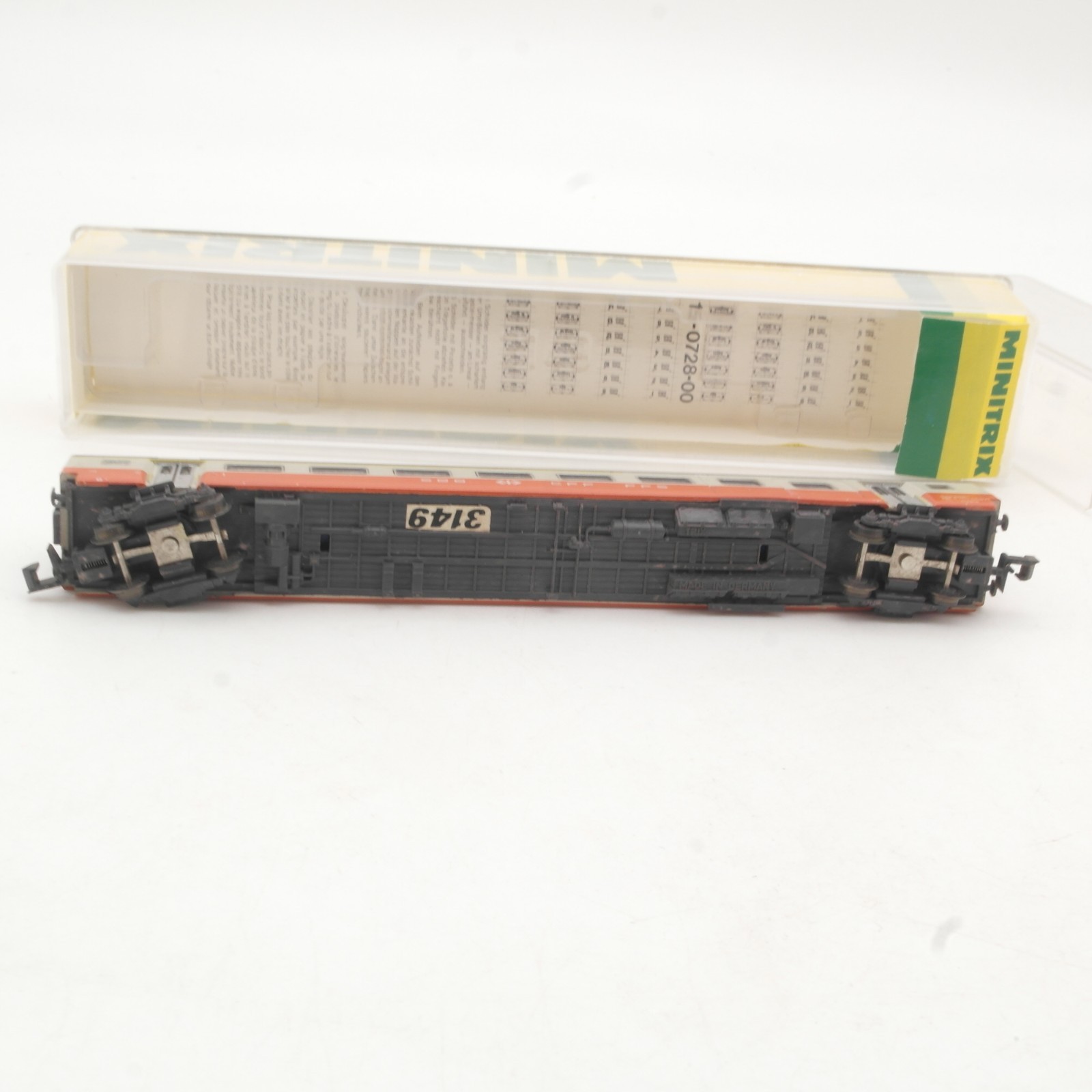 Minitrix N 51 3149 00 Personenwagen 1.Klasse der SBB in OVP RR5703 – Bild 4