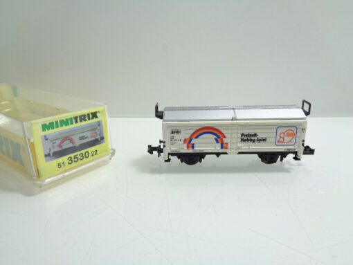 Minitrix N 51 3530 22 Schiebewandwagen Freizeit-Hobby-Spiel der DB in OVP AR4721