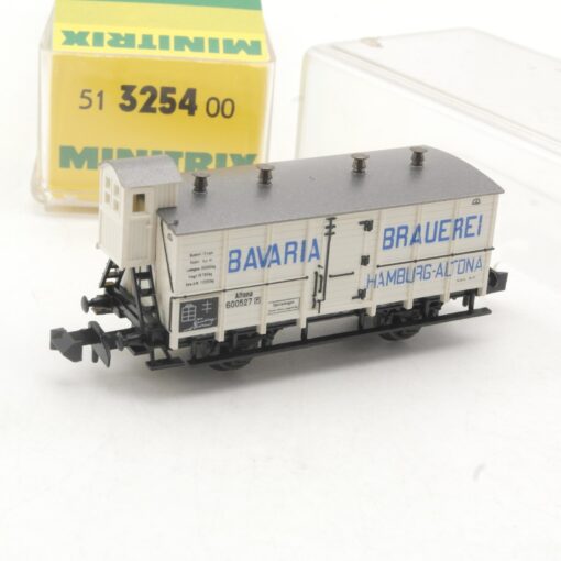 Minitrix N Bierwagen Bavaria Brauerei der KPEV in EVP RR3543