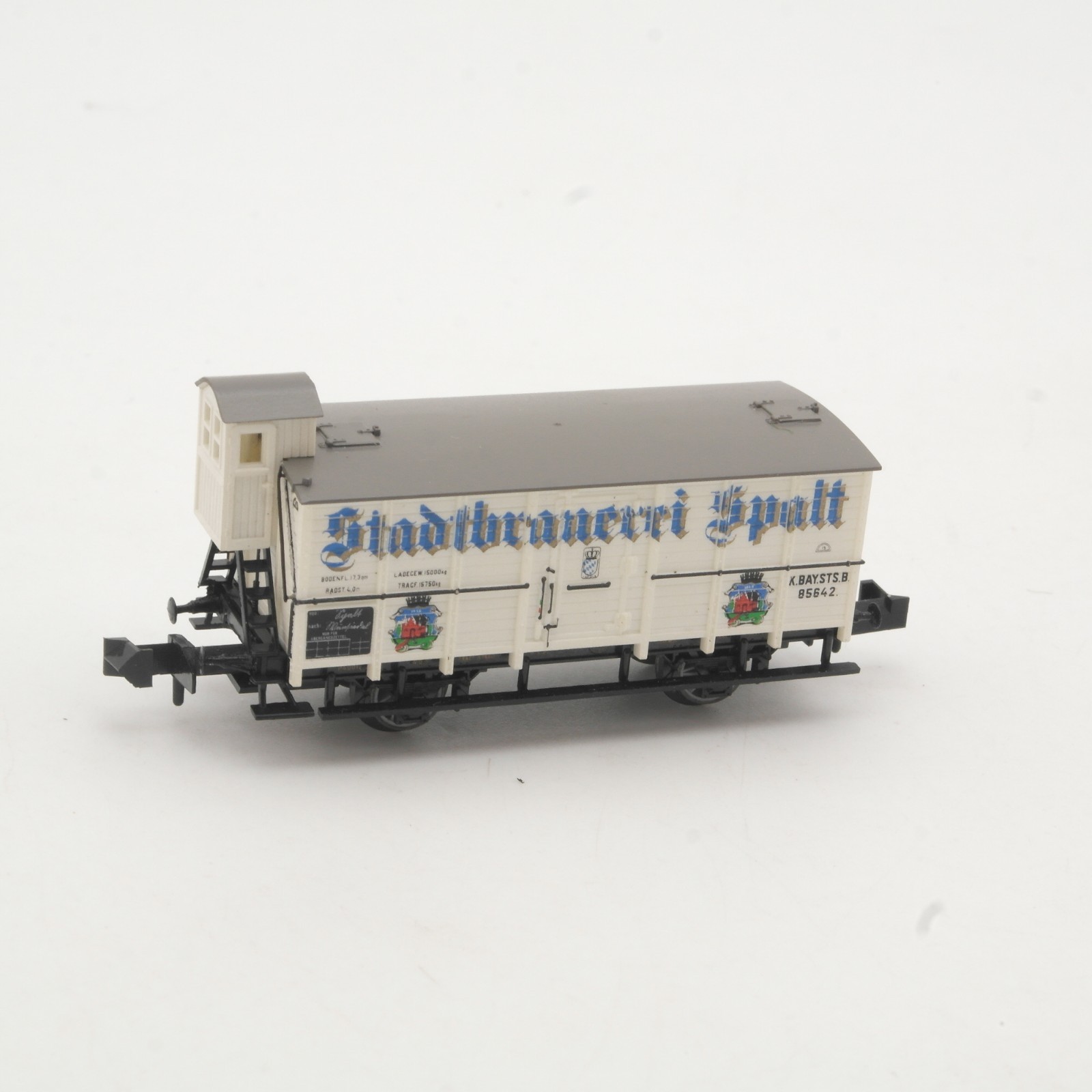 Minitrix N Bierwagen Stadtbrauerei Spalt der K.Bay.Sts.B. RR5080 o.