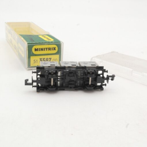 Minitrix N Flachwagen mit Contrans Container der DB in EVP RR20 – Bild 4