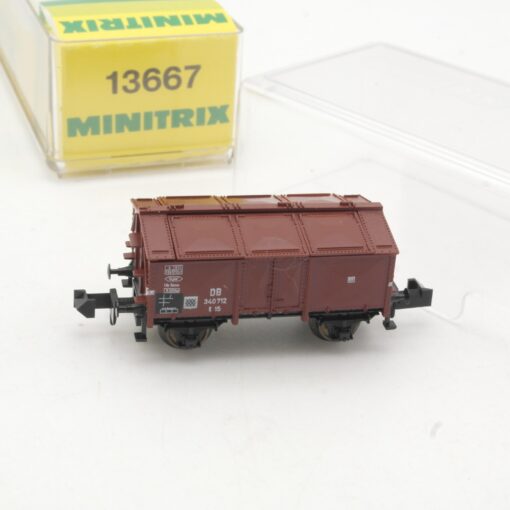 Minitrix N Klappdeckelwagen 340712 der DB in EVP RR543