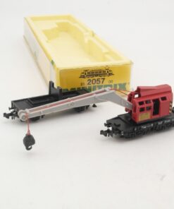 Minitrix N Kranwagen Krupp Ardelt mit Schutzwagen der DB in EVP RR4376