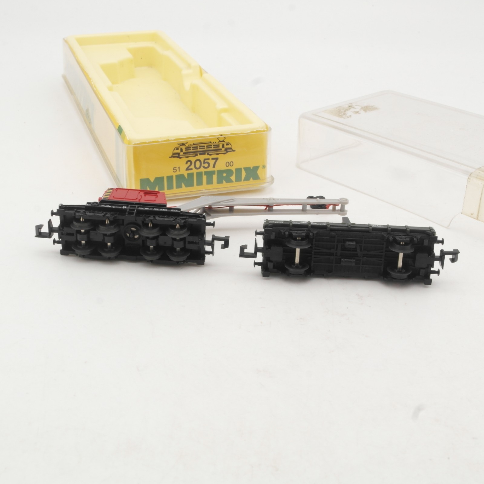 Minitrix N Kranwagen Krupp Ardelt mit Schutzwagen der DB in EVP RR4376 – Bild 4