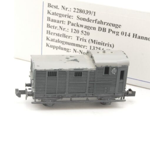 Minitrix N Packwagen Pwg Hannover der DB, siehe Foto in EVP RR4176 – Bild 3