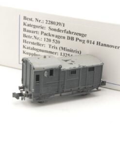 Minitrix N Packwagen Pwg Hannover der DB, siehe Foto in EVP RR4176