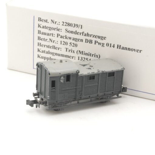Minitrix N Packwagen Pwg Hannover der DB, siehe Foto in EVP RR4176