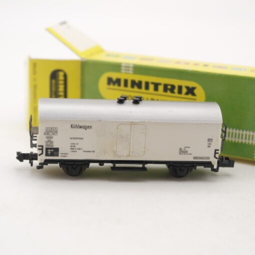 Minitrix N gedeckter Güterwagen Kühlwagen Interfrigo in EVP RR2537