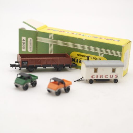Minitrix N offener Güterwagen mit Ladung, siehe Foto in EVP RR2539