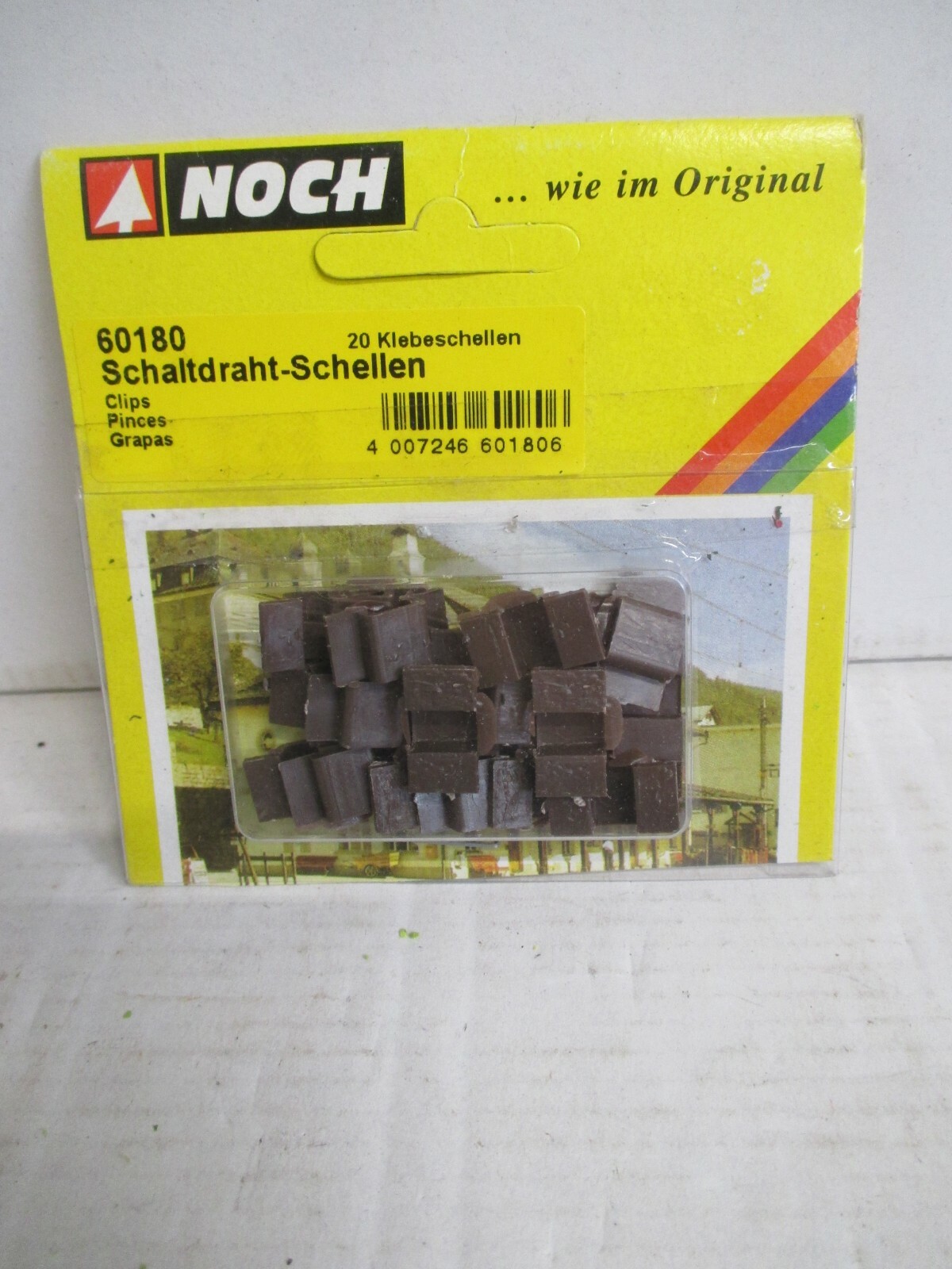 Noch 60180 Schaltdraht-Schellen, 20 Klebeschellen m.OVP WZ2822