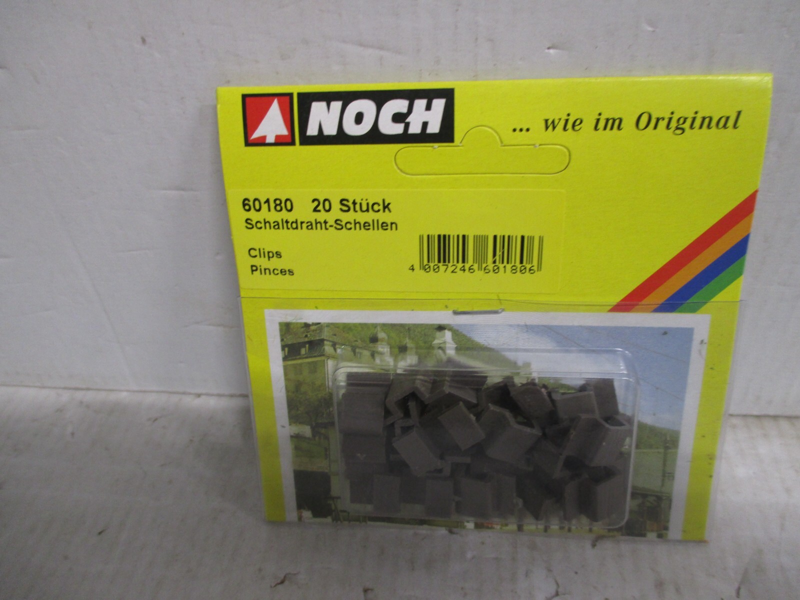 Noch 60180 Schaltdraht-Schellen 20 Stück m.OVP  WW876