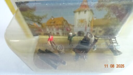 Noch H0 11620 Speditionsarbeiter Diorama in OVP RR2718 – Bild 3