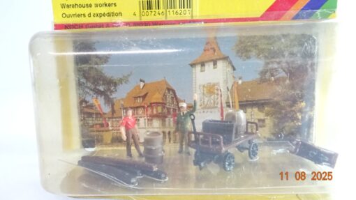 Noch H0 11620 Speditionsarbeiter Diorama in OVP RR2718