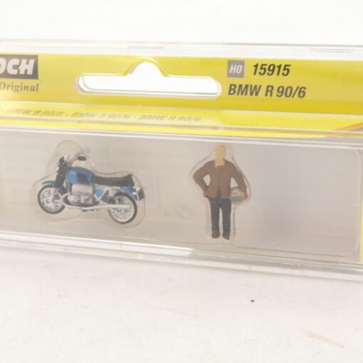 Noch H0 15915 BMW R90/6 mit Fahrer, neuwertig in OVP RG6544 – Bild 3