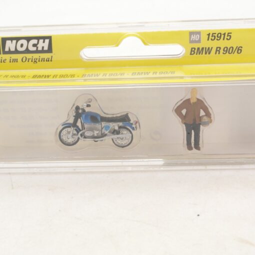 Noch H0 15915 BMW R90/6 mit Fahrer, neuwertig in OVP RG6544